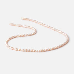 3.5mm Peach Center Drilled Freshwater Pearls 15 inch 139 pieces AA (ONLINE ORDER ONLY)