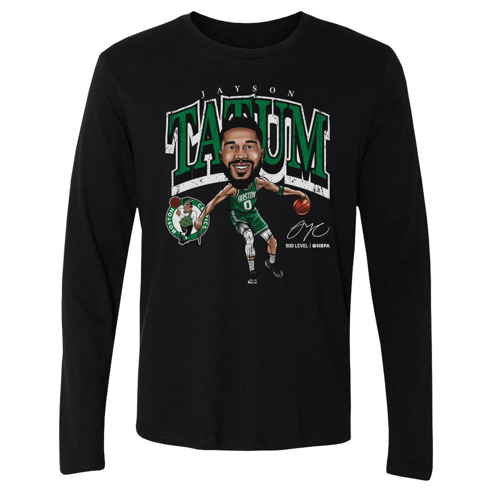 Jayson Tatum Boston Celtics Cartoon WHT (ONLINE ORDER ONLY)