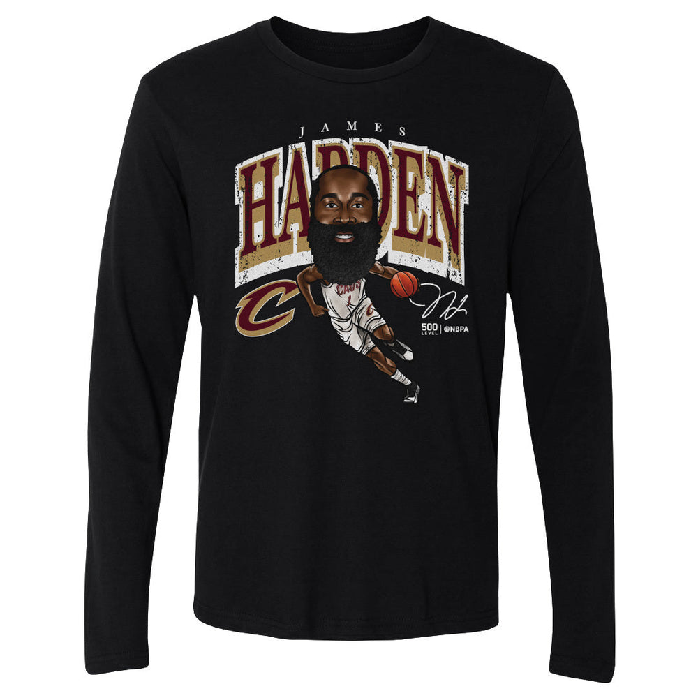 James Harden Cleveland Cavaliers Cartoon WHT (ONLINE ORDER ONLY)