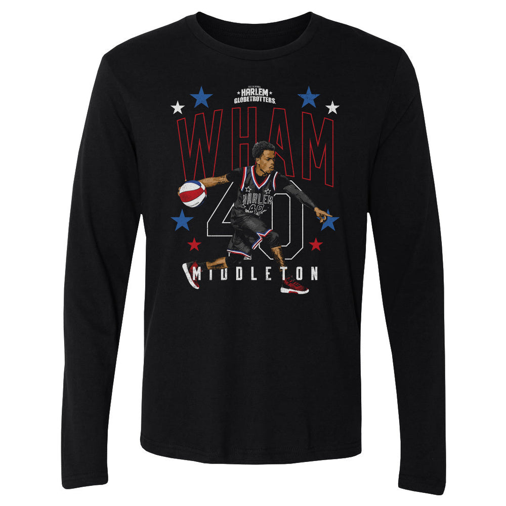 Wham Middleton Harlem Globetrotters Outline WHT (ONLINE ONLY)