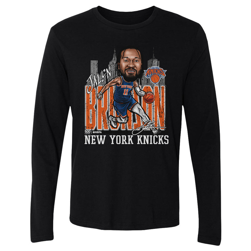 Jalen Brunson New York Knicks Cartoon City Cartoon WHT