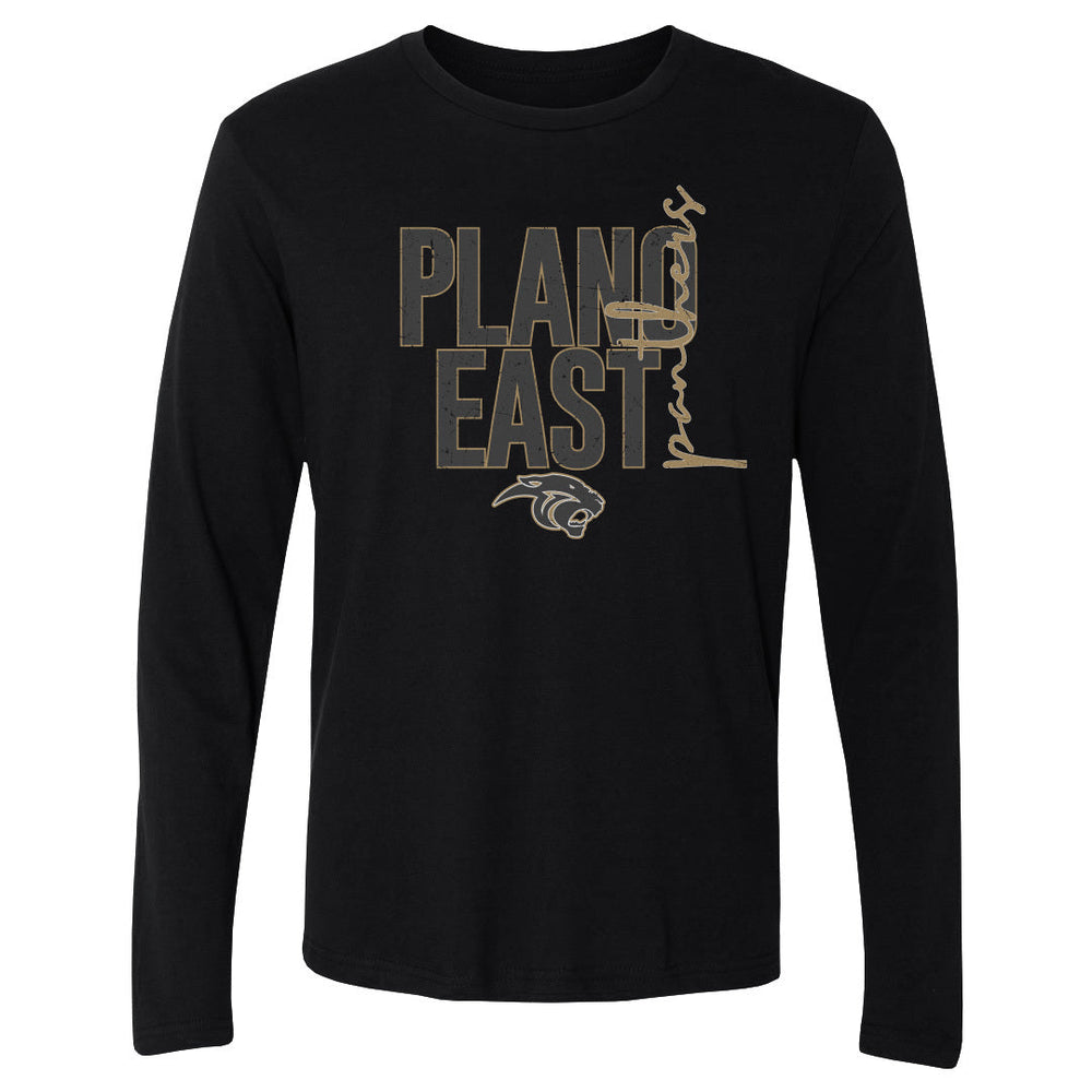 Crown Trio Plano East Panthers Vertical Cursive WHT (ONLINE ORDER ONLY)