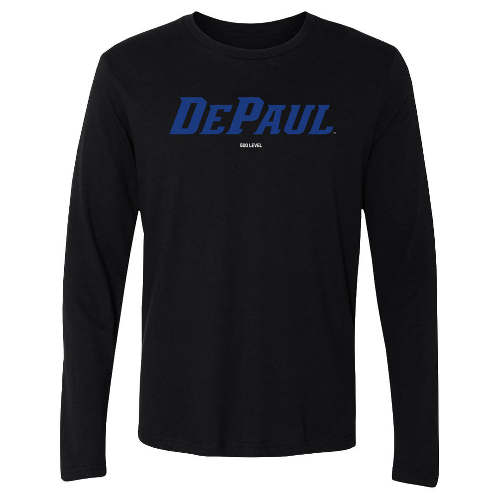 DePaul Blue Demons Wordmark Royal WHT (ONLINE ORDER ONLY)