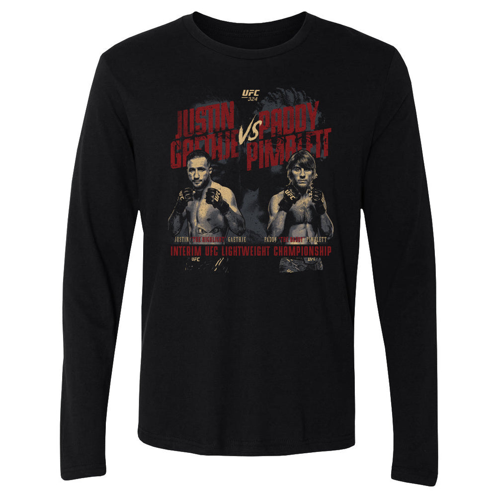 UFC 324 Gaethje Vs. Pimblett Match Up WHT (ONLINE ORDER ONLY)