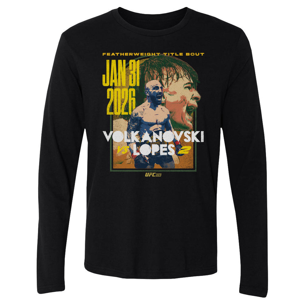 UFC 325 Volkanovski Vs. Lopes 2 Match Up WHT (ONLINE ORDER ONLY)