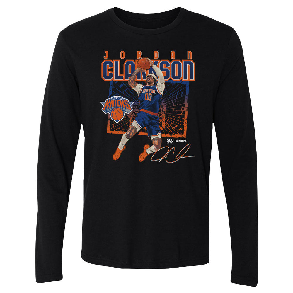 Jordan Clarkson New York Knicks Shattered WHT (ONLINE ORDER ONLY)