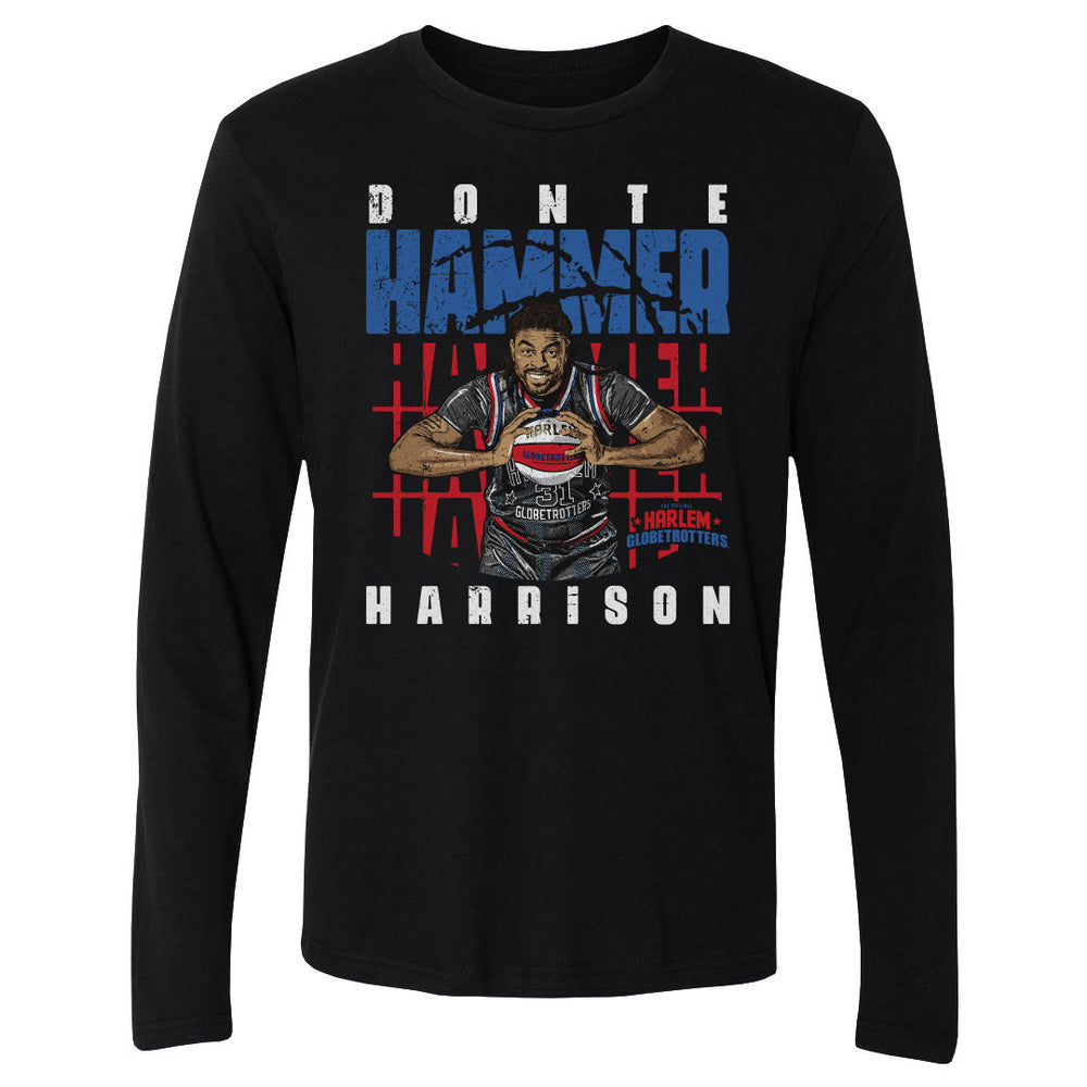 Hammer Harrison Harlem Globetrotters Pose WHT (ONLINE ONLY)
