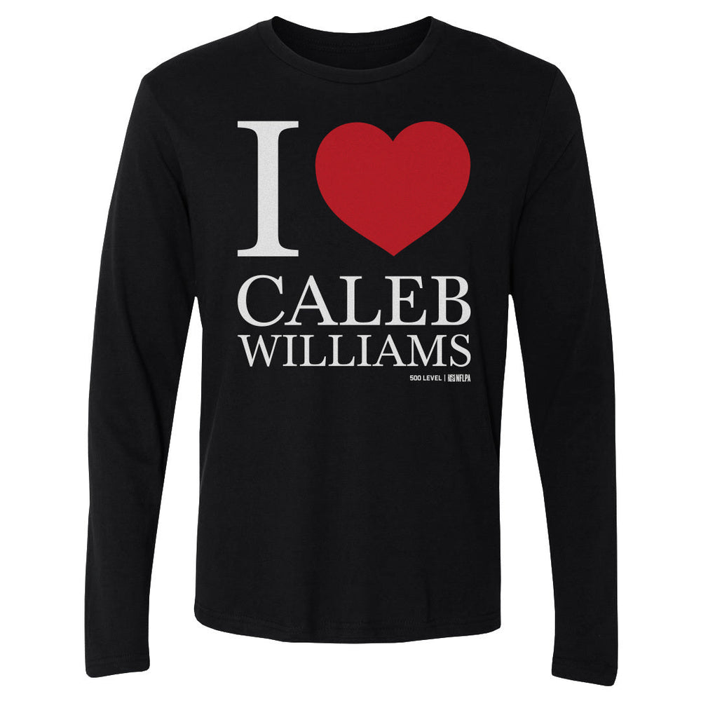 Caleb Williams Chicago I Love WHT (ONLINE ORDER ONLY)