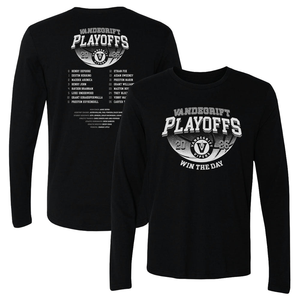 Vandegrift Crown Trio 2026 Playoffs Basketball F&B WHT (ONLINE ORDER ONLY)