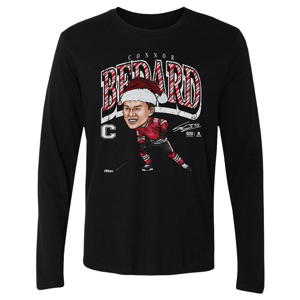 Connor Bedard Chicago Cartoon Santa Hat WHT (ONLINE ORDER ONLY)