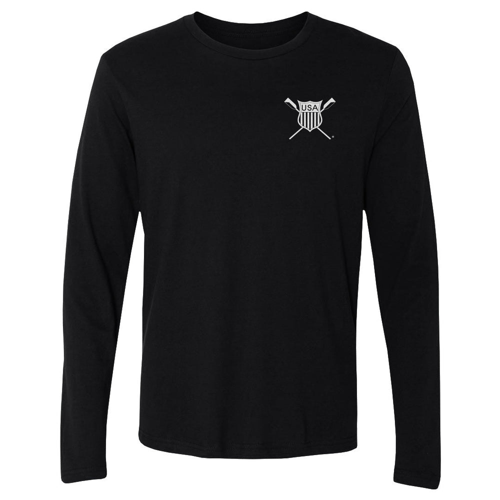 USRowing Emblem Pocket White WHT (ONLINE ORDER ONLY)