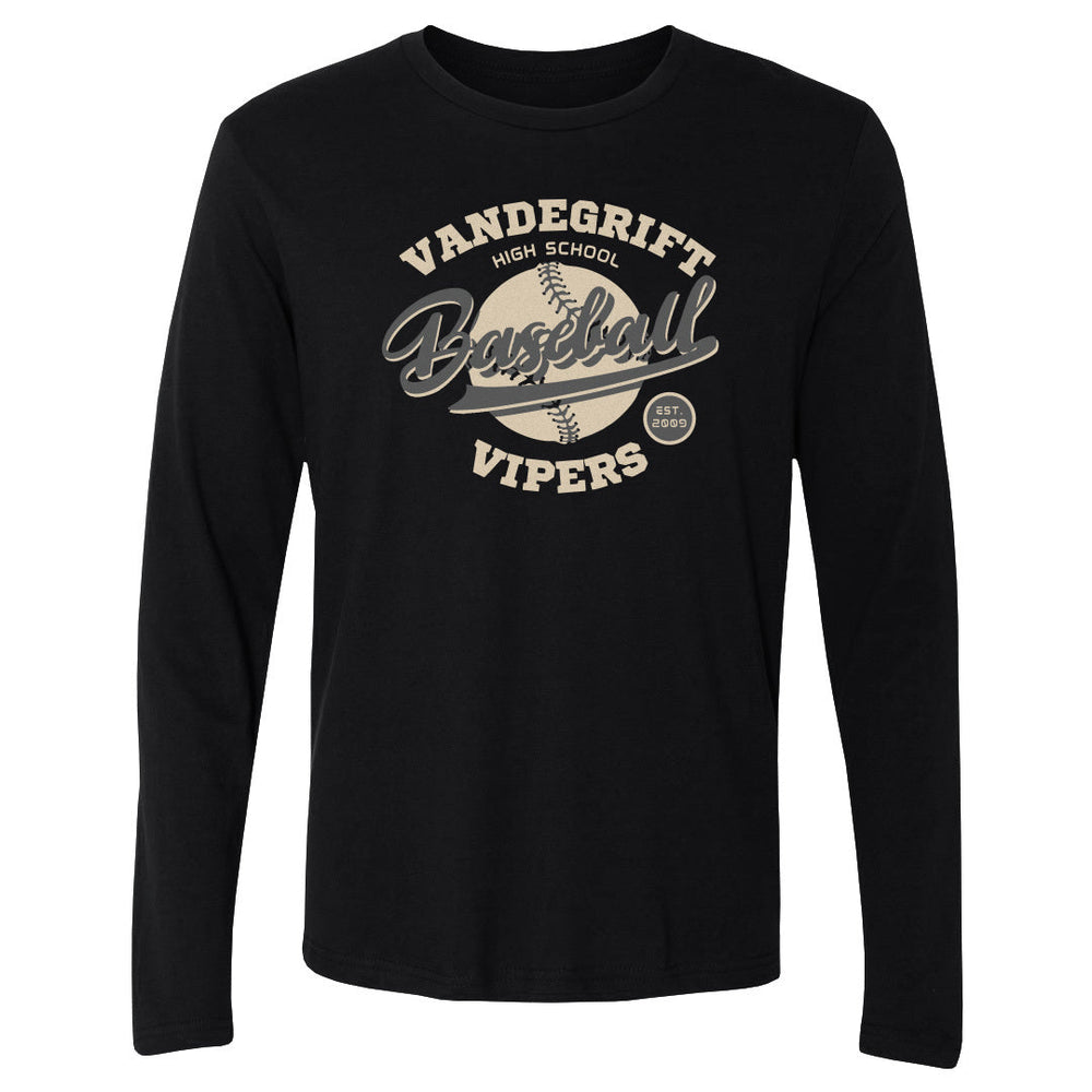 Vandegrift Crown Trio Baseball Script WHT (ONLINE ORDER ONLY)