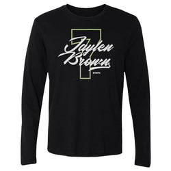 Jaylen Brown Boston Number Script WHT (ONLINE ORDER ONLY)
