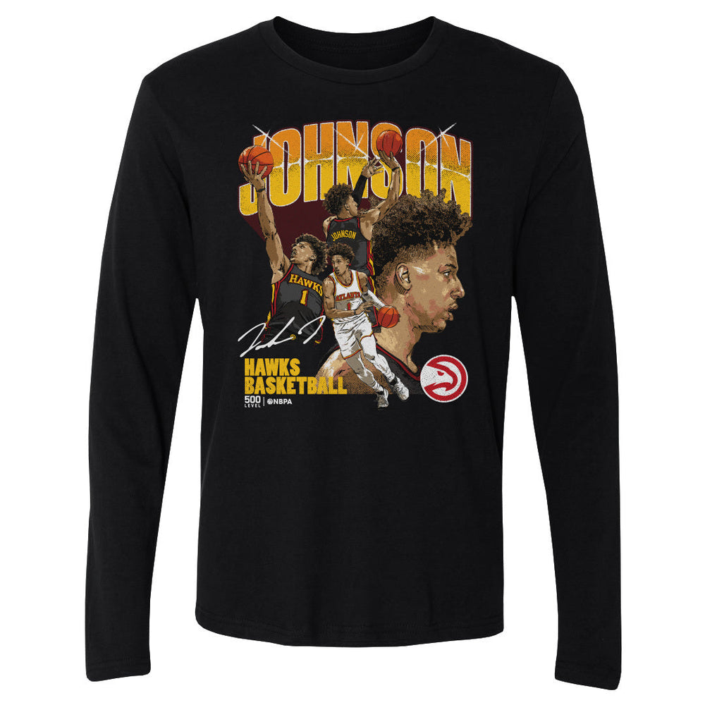 Jalen Johnson Atlanta Hawks Collage WHT (ONLINE ORDER ONLY)