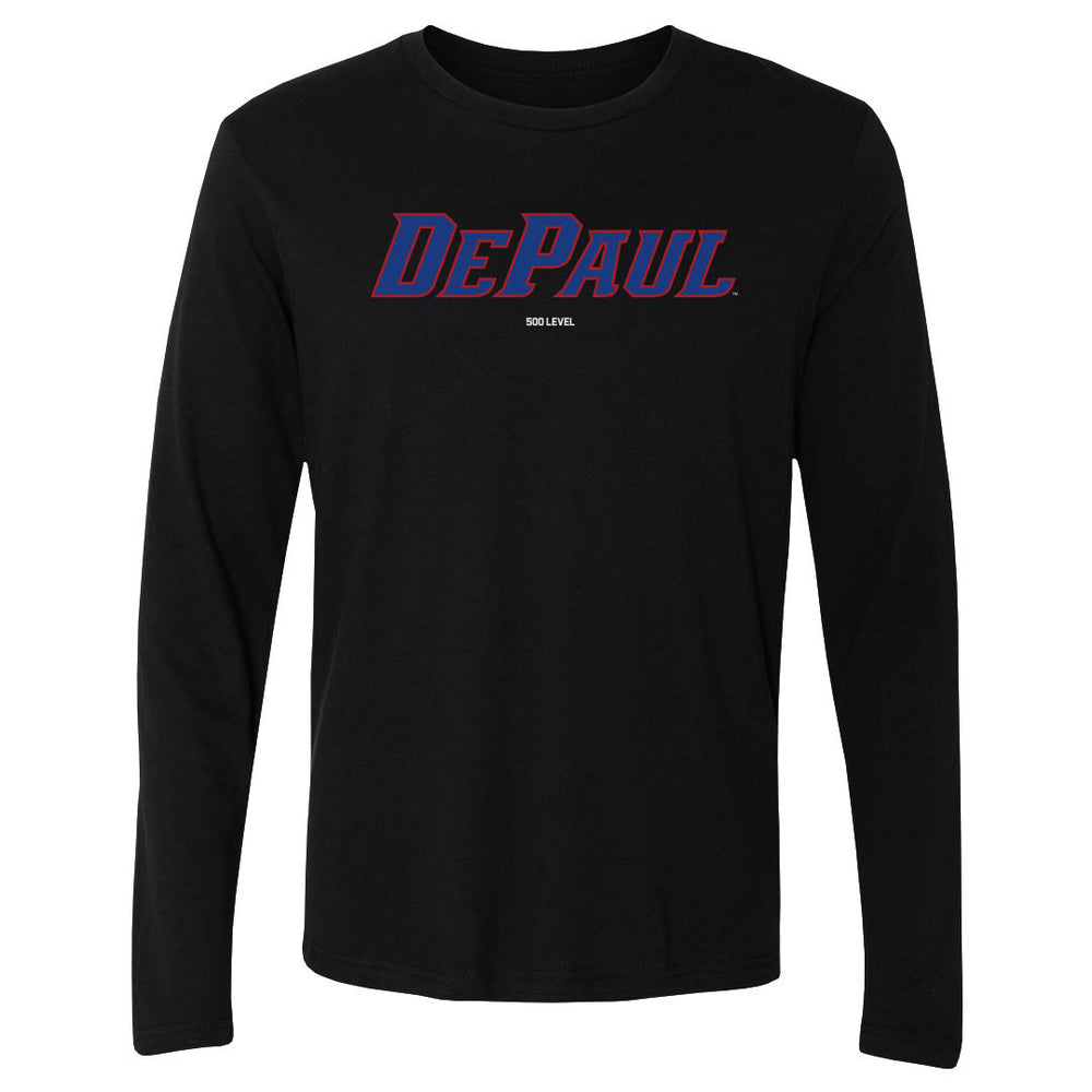 DePaul Blue Demons Wordmark WHT (ONLINE ORDER ONLY)