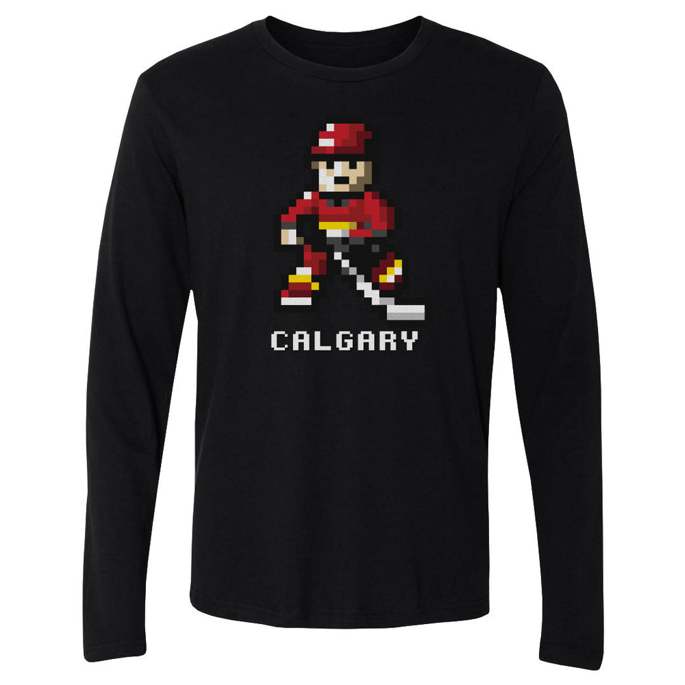Calgary Hockey 8-bit WHT (ONLINE ORDER ONLY)