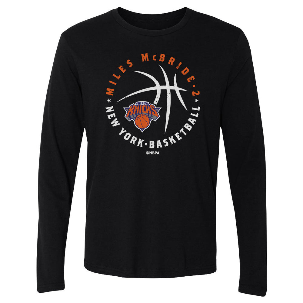 Miles McBride New York Knicks Player Ball WHT