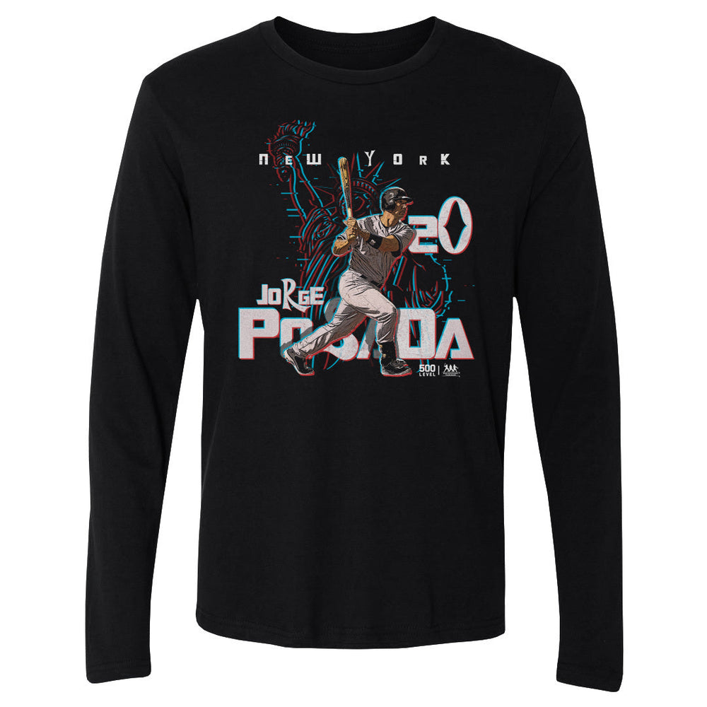 Jorge Posada New York Y 3D Graphic WHT (ONLINE ORDER ONLY)