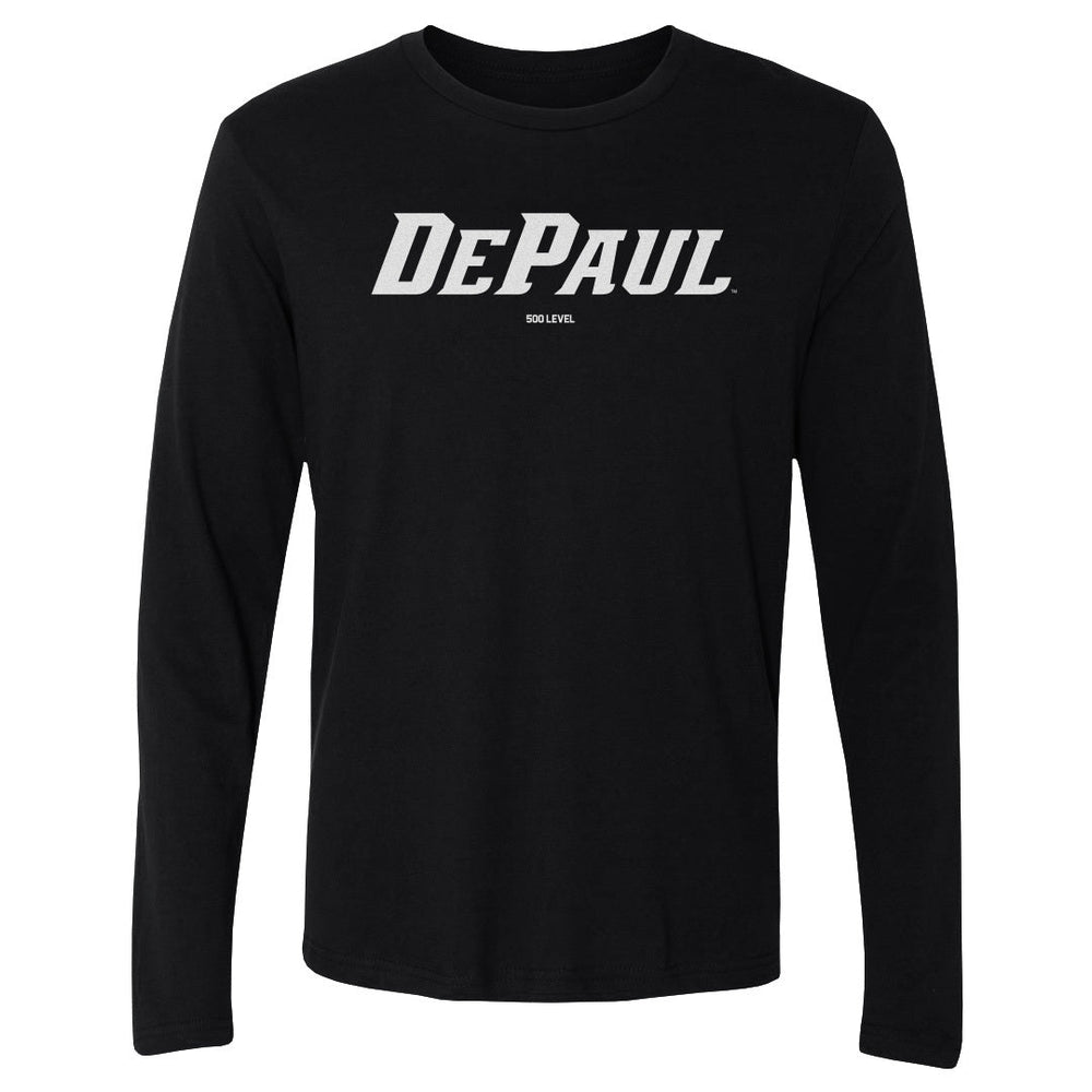 DePaul Blue Demons Wordmark White WHT (ONLINE ORDER ONLY)