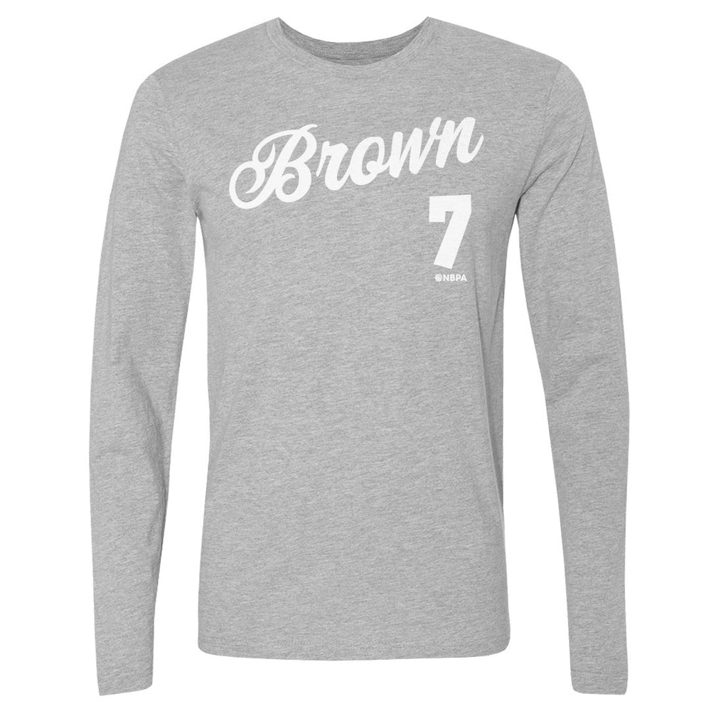 Jaylen Brown Boston Script WHT (ONLINE ORDER ONLY)