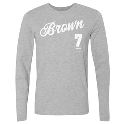 Jaylen Brown Boston Script WHT (ONLINE ORDER ONLY)