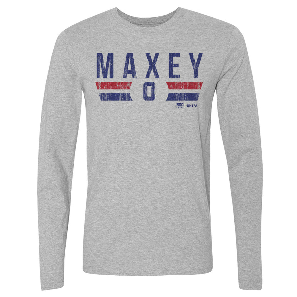 Tyrese Maxey Philadelphia 76ers Font (ONLINE ORDER ONLY)
