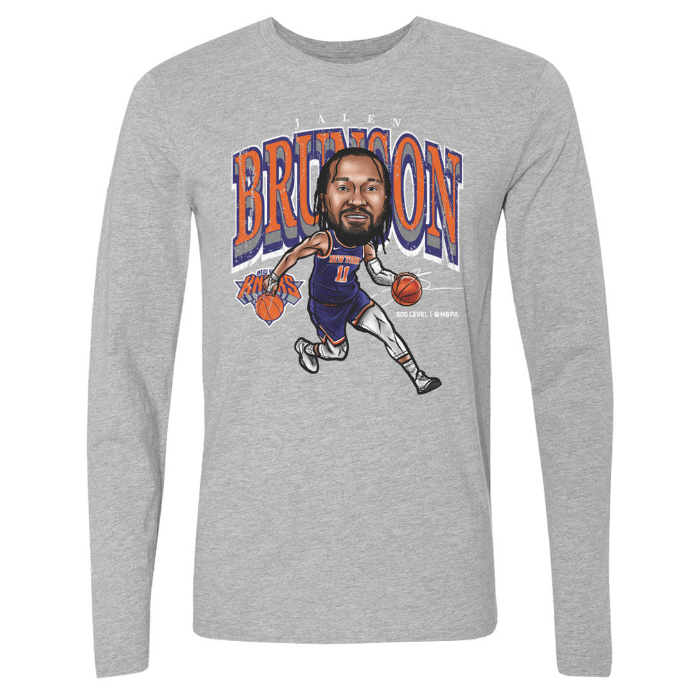 Jalen Brunson New York Knicks Cartoon WHT