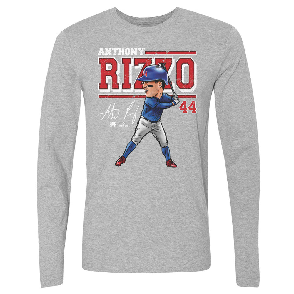 Anthony Rizzo Chicago C Cartoon WHT (ONLINE ORDER ONLY)