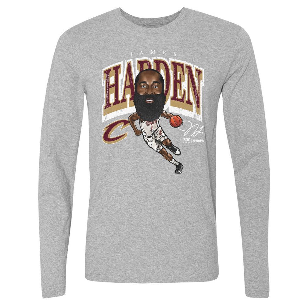 James Harden Cleveland Cavaliers Cartoon WHT (ONLINE ORDER ONLY)