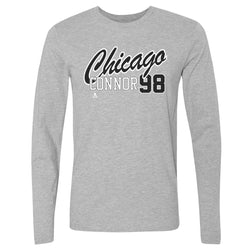Connor Bedard Chicago Script 98 WHT