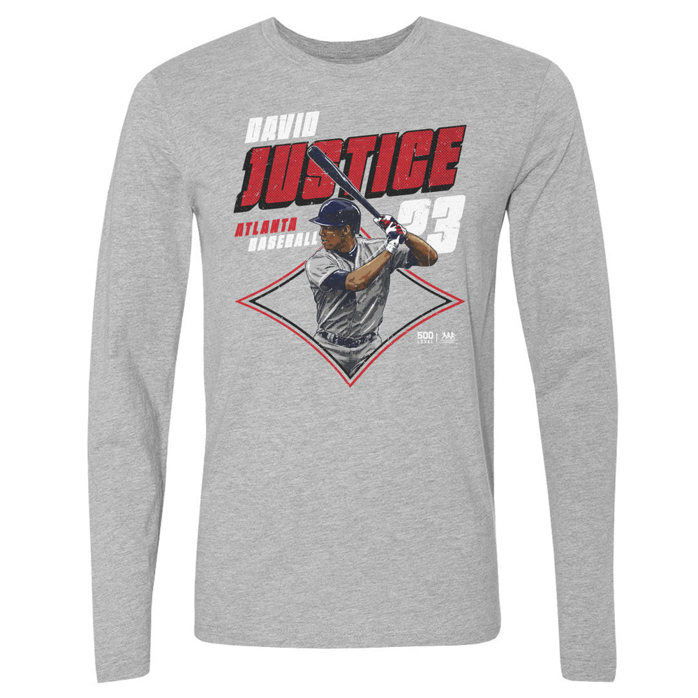 David Justice Atlanta Diamond WHT (ONLINE ORDER ONLY)