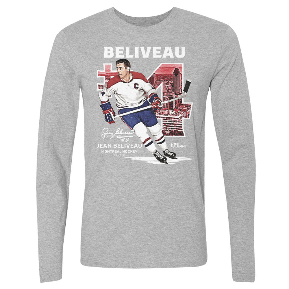 Jean Beliveau Montreal Throwback WHT (ONLINE ORDER ONLY)