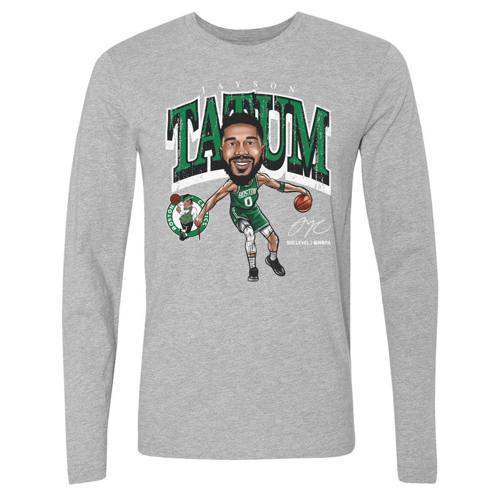 Jayson Tatum Boston Celtics Cartoon WHT (ONLINE ORDER ONLY)