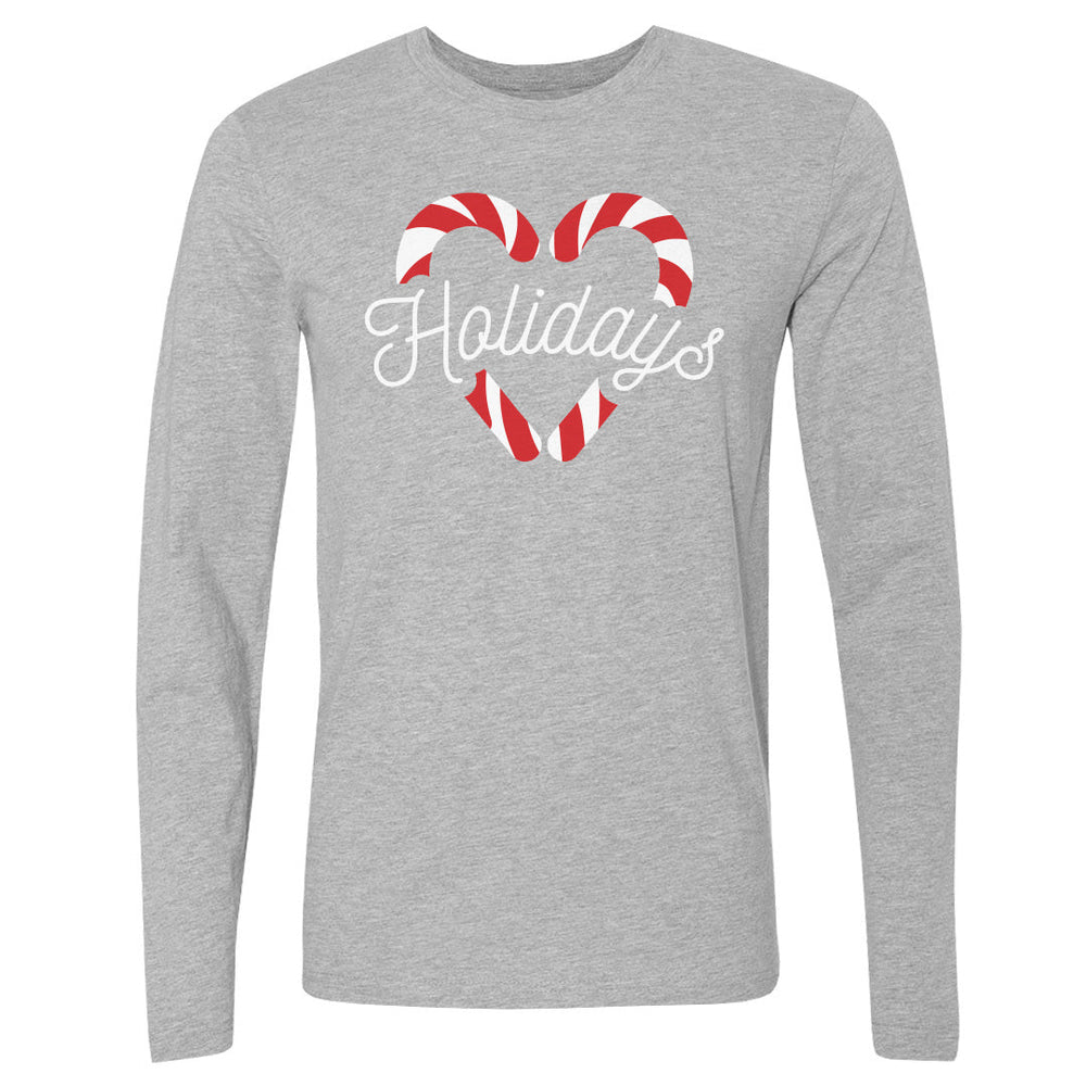 Christmas Candy Cane Heart WHT (ONLINE ORDER ONLY)