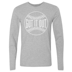 Gut It Out Foundation Baseball WHT (ONLINE ORDER ONLY)
