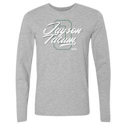 Jayson Tatum Boston Number Script WHT (ONLINE ORDER ONLY)
