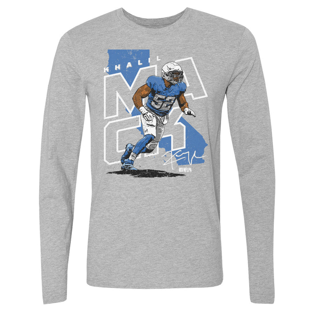 Khalil Mack Los Angeles C Player Map WHT (ONLINE ORDER ONLY)