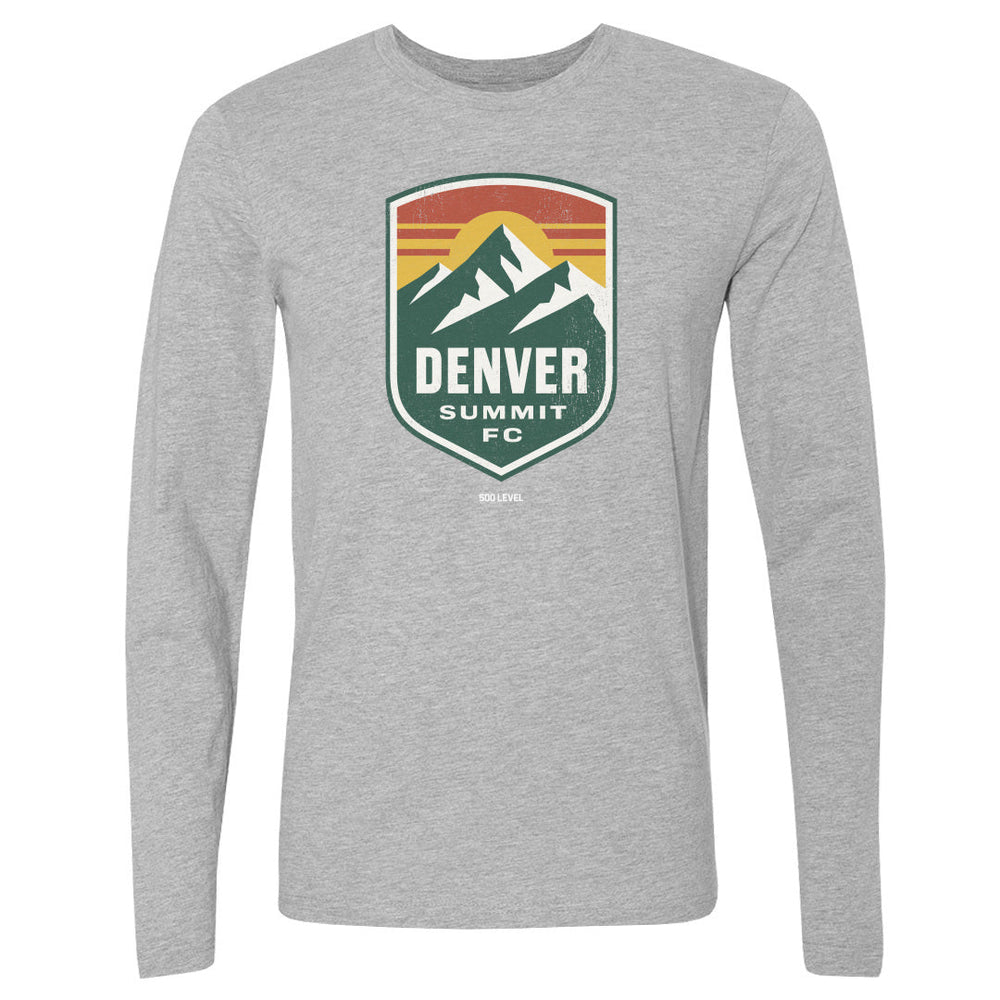 Denver Summit FC Vintage Primary Logo Gray WHT