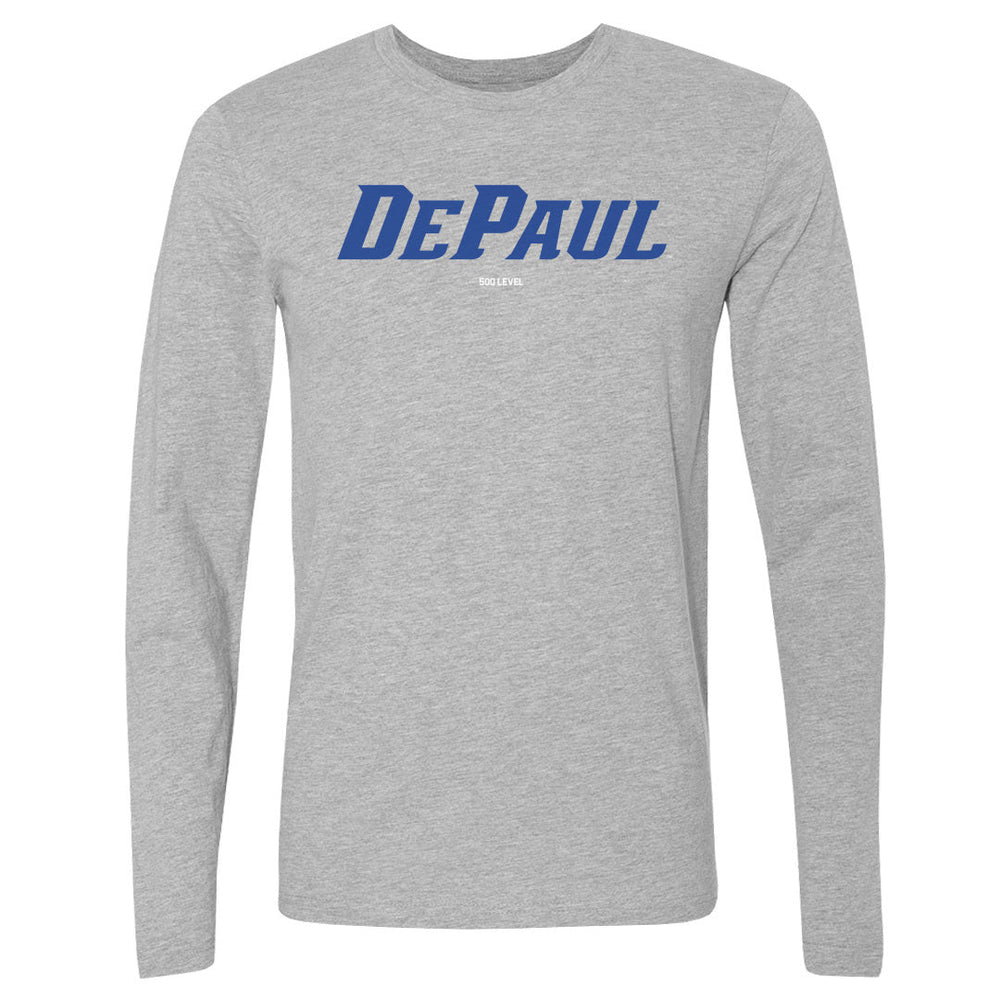 DePaul Blue Demons Wordmark Royal WHT (ONLINE ORDER ONLY)