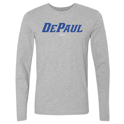 DePaul Blue Demons Wordmark Royal WHT (ONLINE ORDER ONLY)