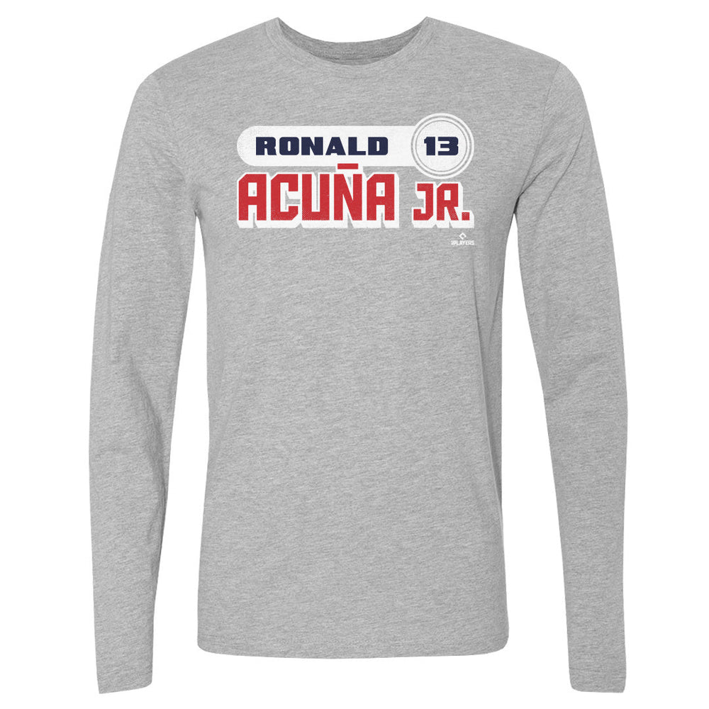 Ronald Acuna Jr. Retro Font WHT (ONLINE ORDER ONLY)