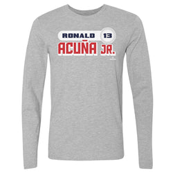 Ronald Acuna Jr. Retro Font WHT (ONLINE ORDER ONLY)