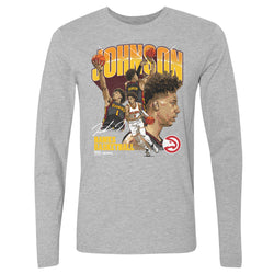 Jalen Johnson Atlanta Hawks Collage WHT (ONLINE ORDER ONLY)