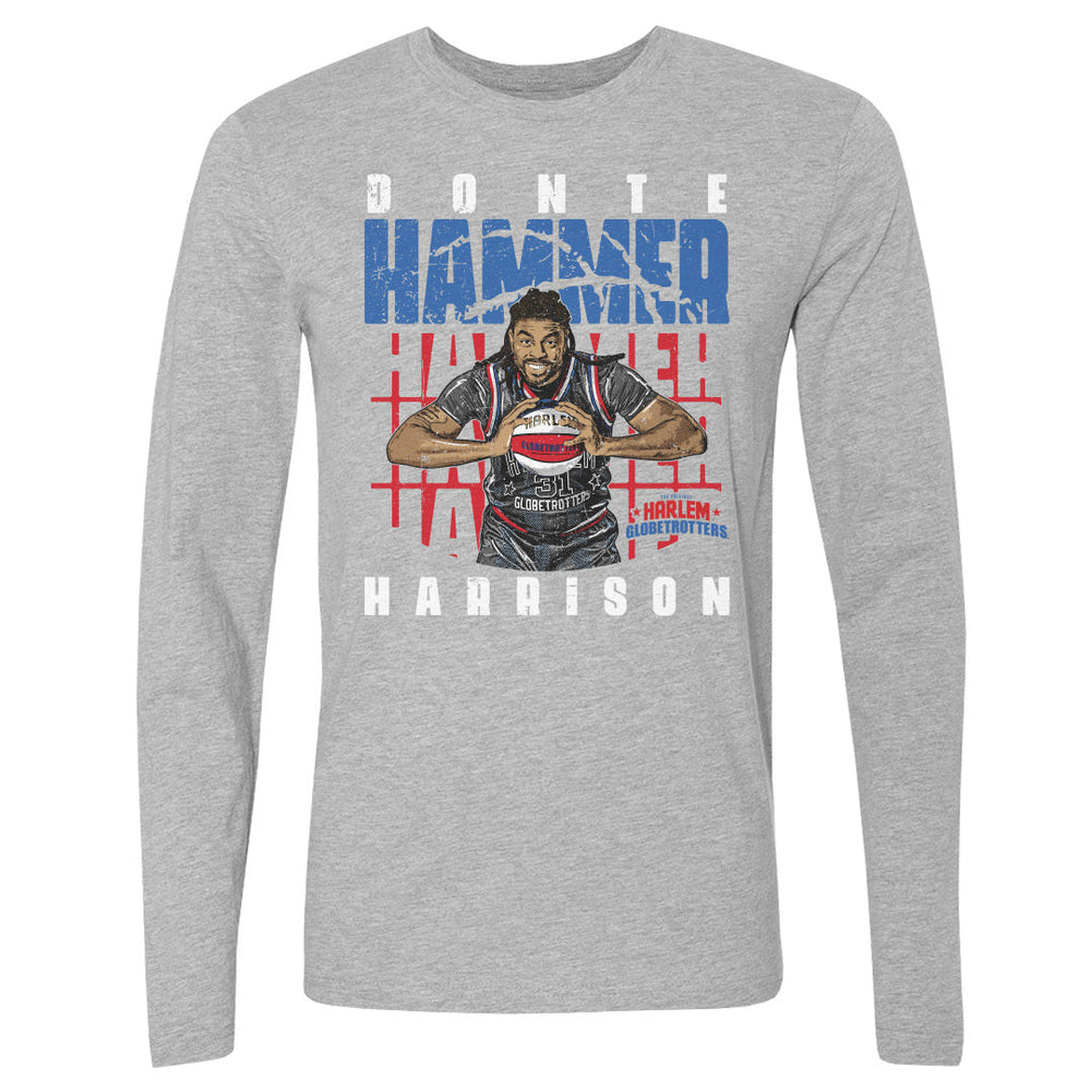 Hammer Harrison Harlem Globetrotters Pose WHT (ONLINE ONLY)