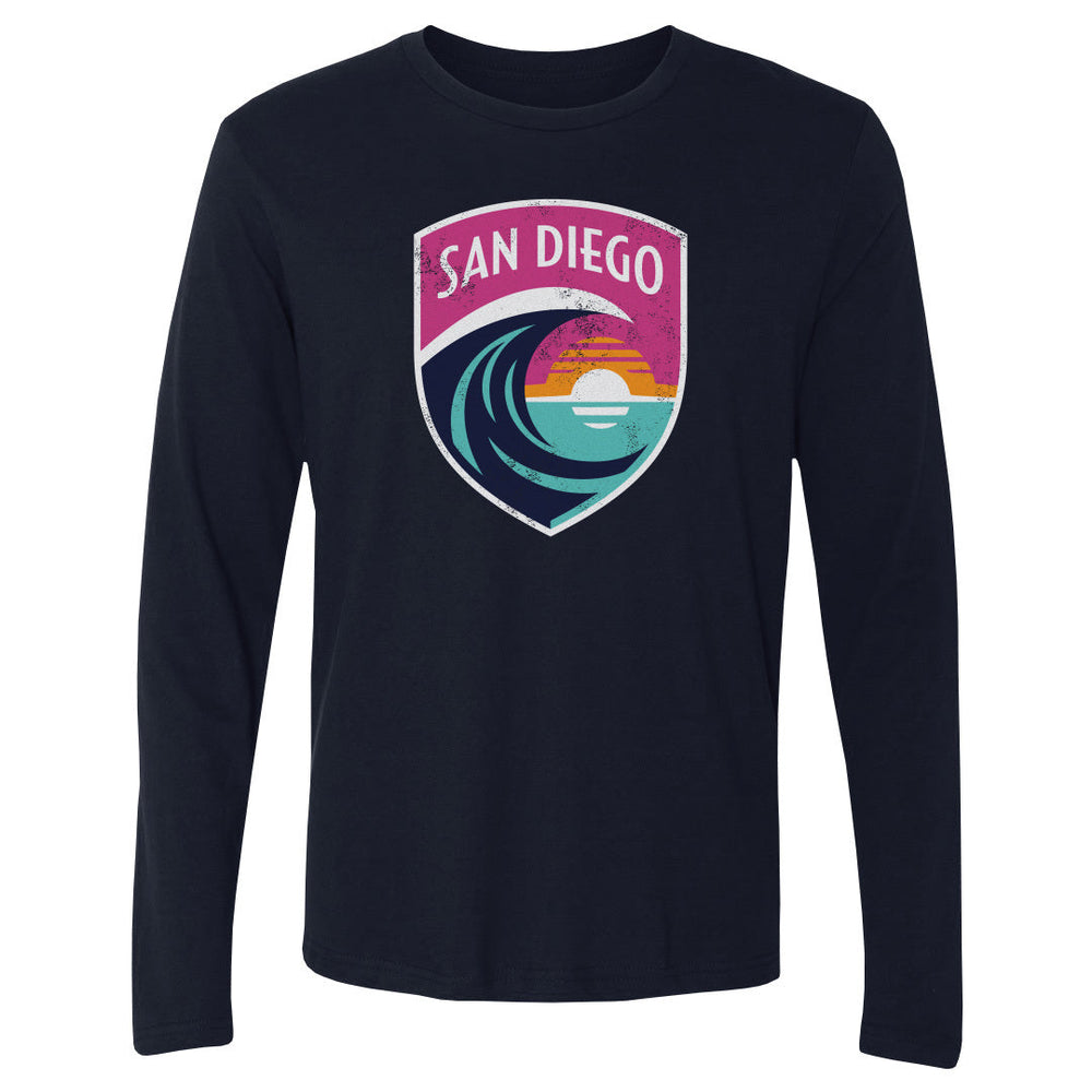 San Diego Wave FC Vintage Primary Logo WHT (ONLINE ORDER ONLY)