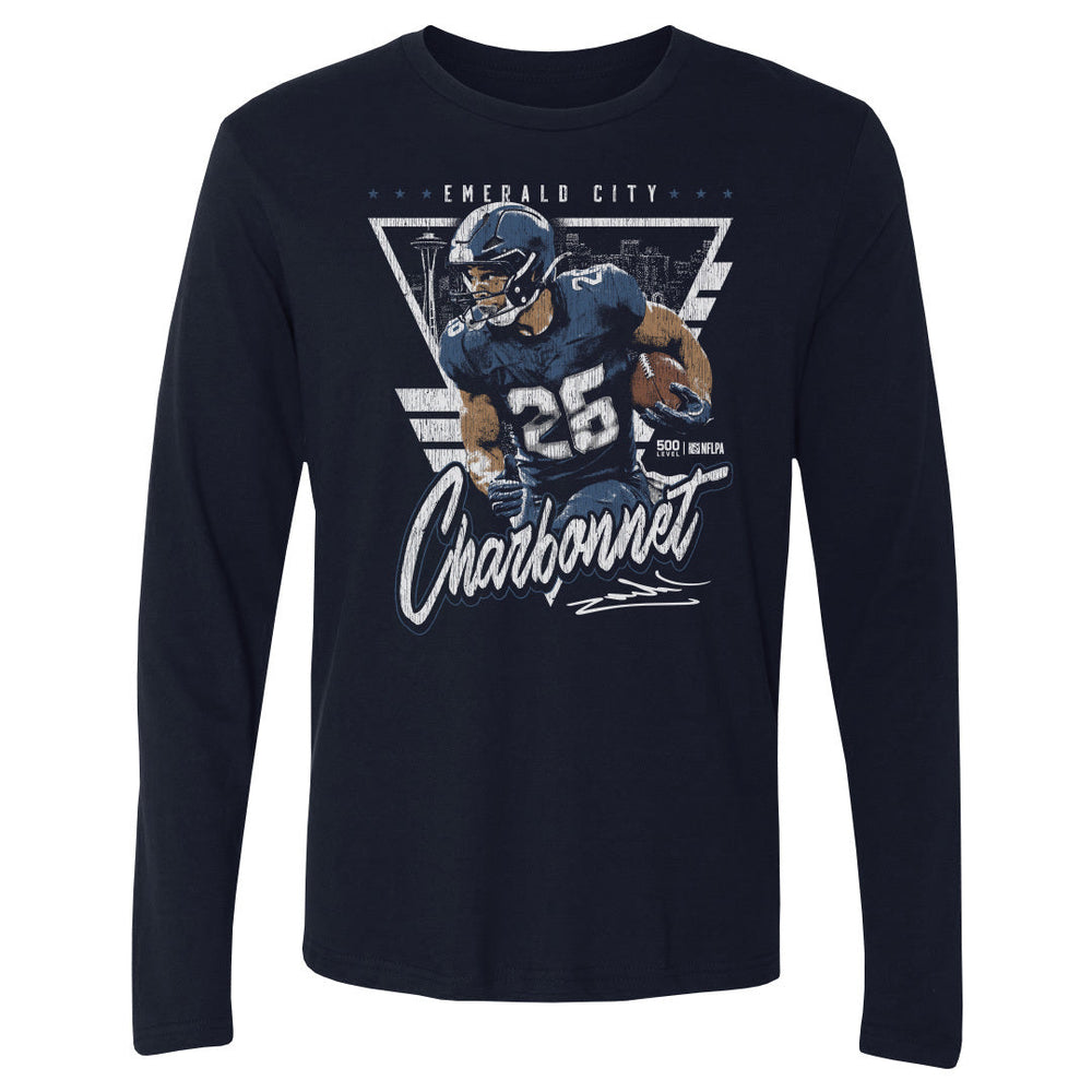 Zach Charbonnet Seattle Triangle Retro WHT (ONLINE ORDER ONLY)