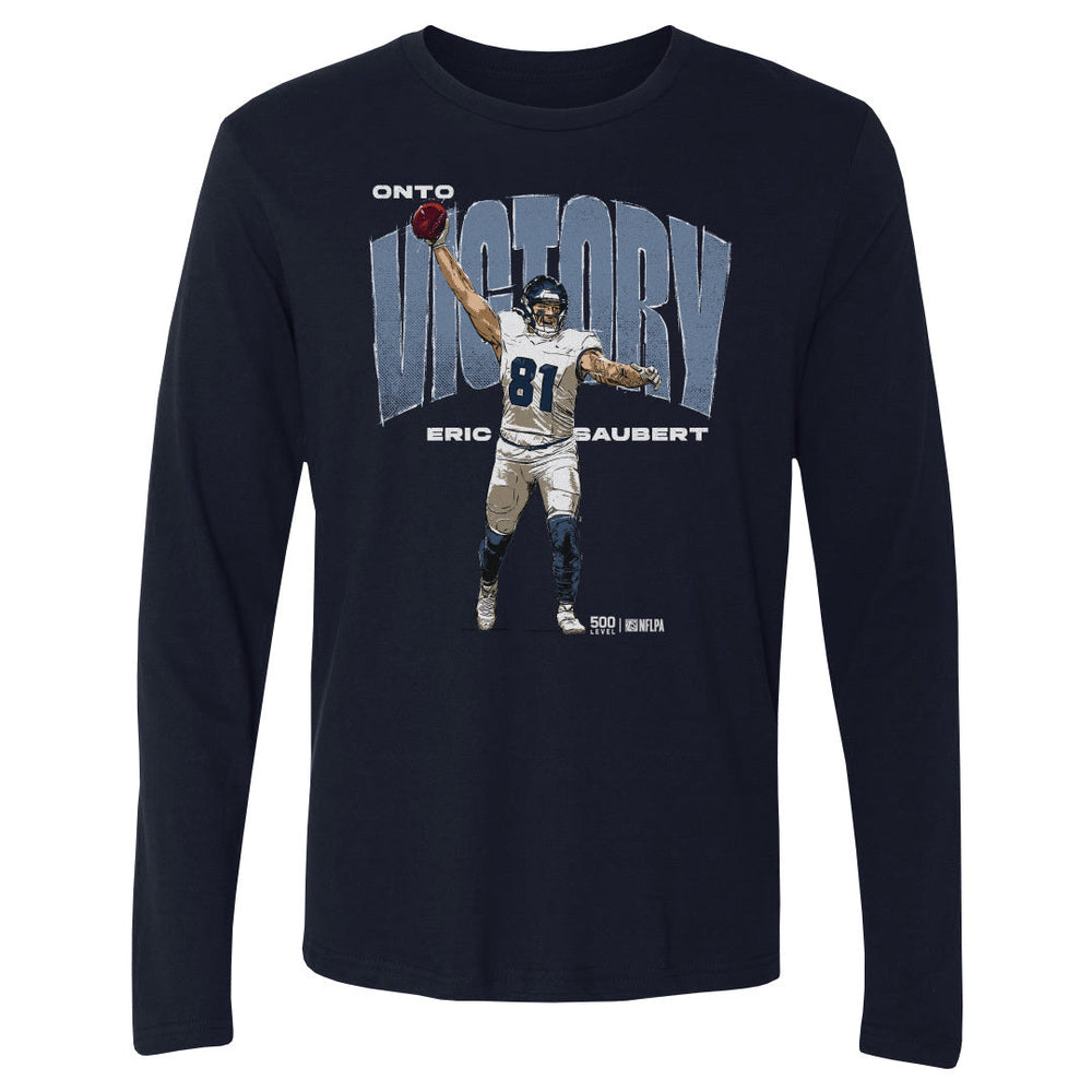 Eric Saubert Seattle Victory Pose WHT (ONLINE ORDER ONLY)