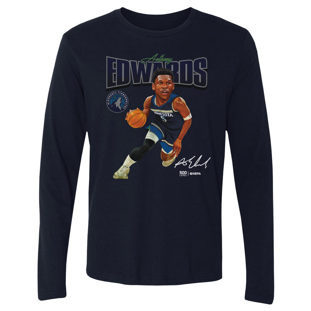 Anthony Edwards Minnesota Timberwolves Caricature WHT (ONLINE ORDER ONLY)