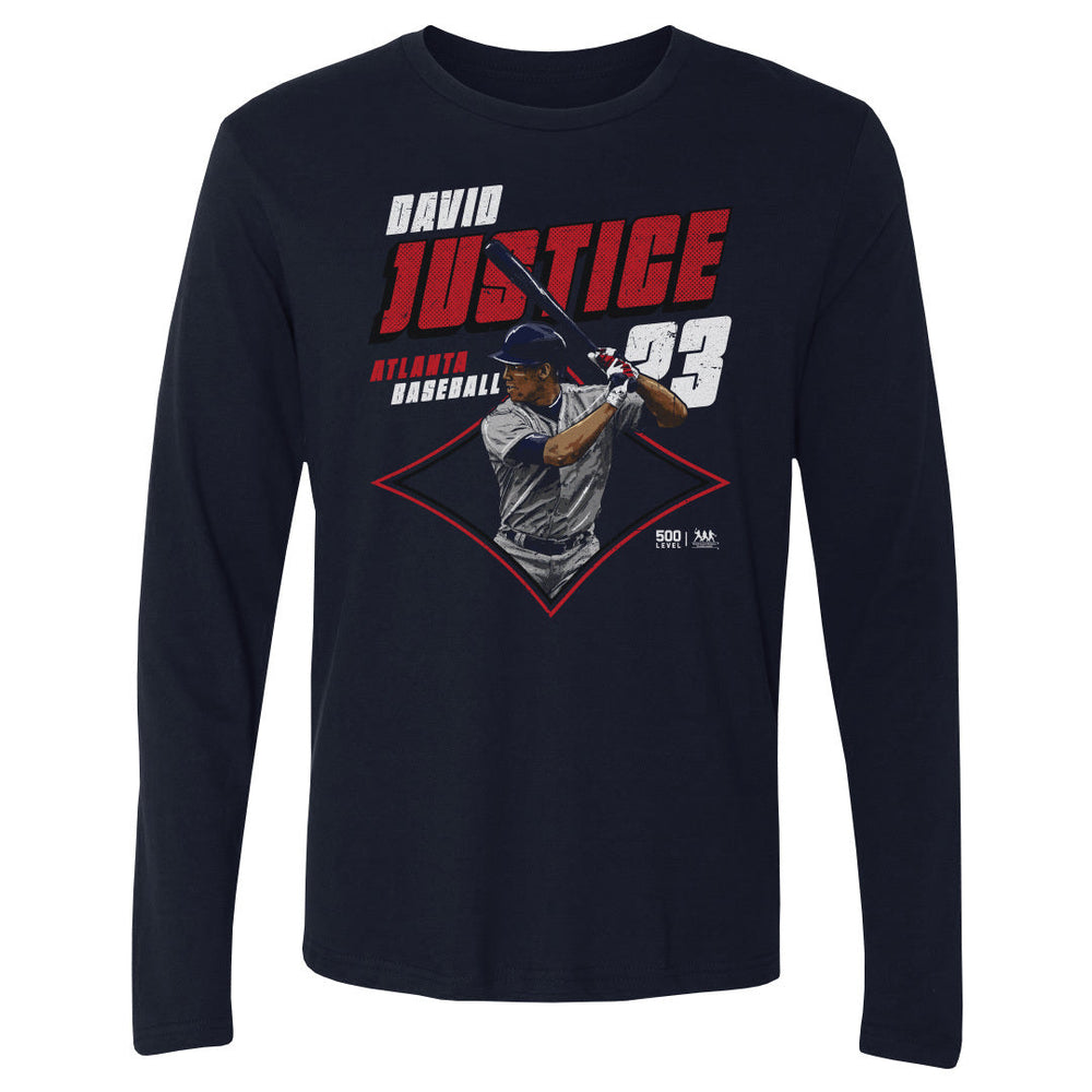 David Justice Atlanta Diamond WHT (ONLINE ORDER ONLY)