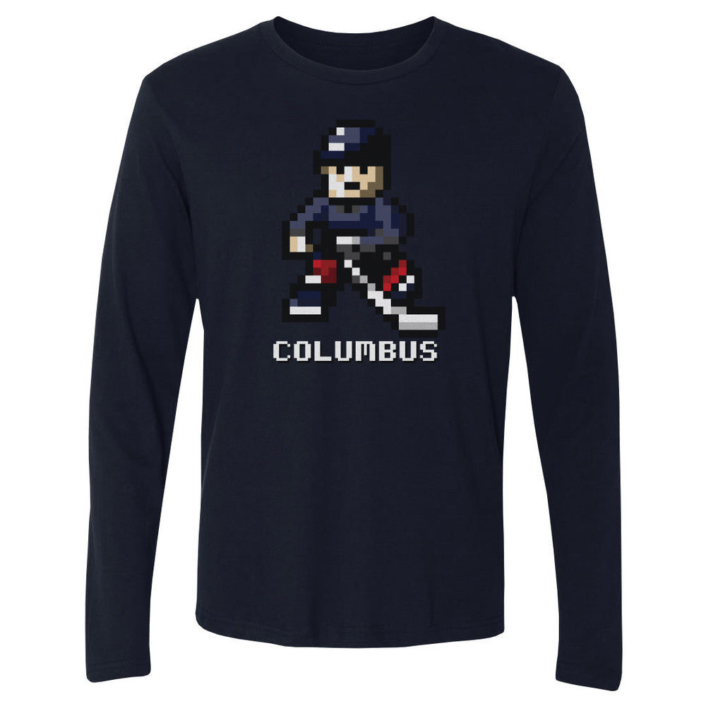 Columbus Hockey 8-bit WHT (ONLINE ORDER ONLY)